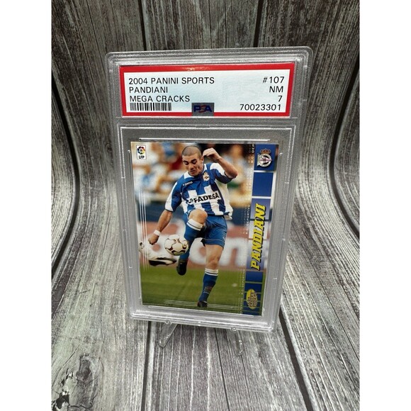 2004 PANINI SPORTS Walter PANDIANI MEGA CRACKS 107 PSA Nm 7 Deportivo La Coruña - Picture 1 of 10